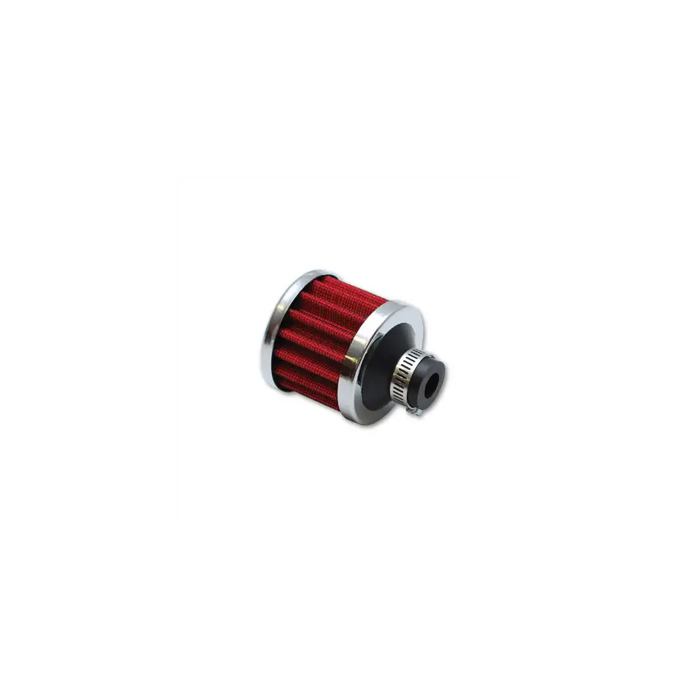 Vibrant - 2164 - Crankcase Breather Filter w/ Chrome Cap, 3/4 in. Inlet I.D. - VIB2164